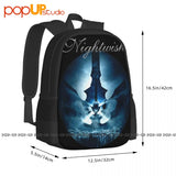 Nightwish Angels Fall First Backpack Large Capacity Travel 3D Printing Backpack