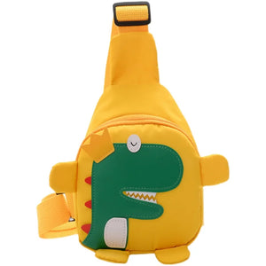 Cartoon Dinosaur Crossbody Bag for Kids, Girl Shoulder Handbag