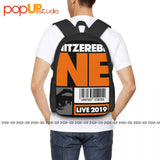 Nitzer Ebb Tour Nin Ministry Front 242 Backpack Large Capacity