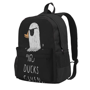 No Ducks Given Backpacks Men's & Women's School Bag