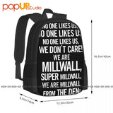No One Likes Us,We Don'T Care Backpack Large Capacity