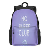 No Sleep Club Backpacks Men's Women's Bags - Unisex