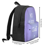 No Sleep Club Backpacks Men's Women's Bags - Unisex
