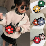 Girl Flower Shoulder Purse Tote Purse Crossbody Bags Handbag