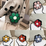Girl Flower Shoulder Purse Tote Purse Crossbody Bags Handbag