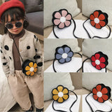 Girl Flower Shoulder Purse Tote Purse Crossbody Bags Handbag