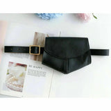 PU Leather Waist Fanny Pack Hip Bum Bag Women Mini Purse