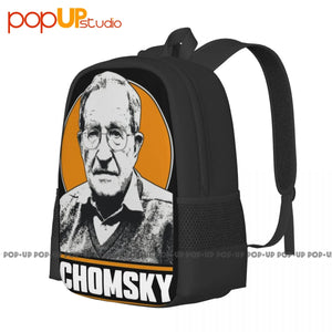 Noam Chomsky Tribute Backpack Large Capacity Gym Eco Friendly