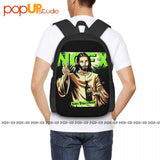 Nofx Never Trust A Hippy Hardcore Punk Rock Band Backpack