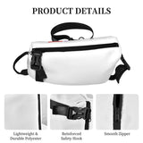 Noisydesigns 3D Crossbody Chest Bag Backpack Casual Fanny Pack