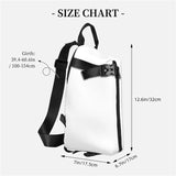 Noisydesigns 3D Crossbody Chest Bag Backpack Casual Fanny Pack