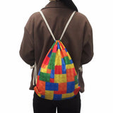 Noisydesigns Crazy Poni 3D Print Backpack Small Drawstring Bag