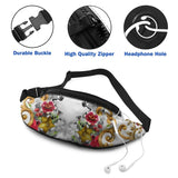 Noisydesigns Canvas Waist Bags For Women Phone Belt Heuptasje