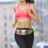Noisydesigns Canvas Waist Bags For Women Phone Belt Heuptasje