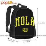 Nola-New Orleans Louisiana Treme Ward Jazz Blues Backpack