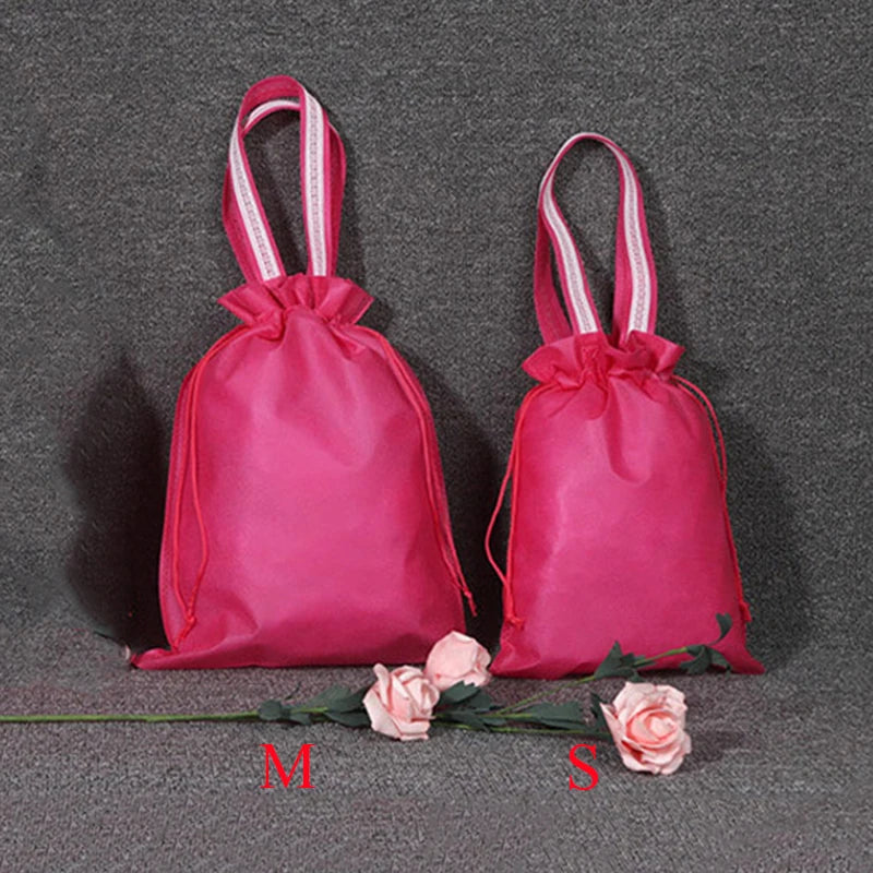 Non-woven Double Drawstring Shoes Bag Dustproof Organizer