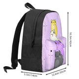 Nonbinary Pride Frog Backpack - Unisex Bag