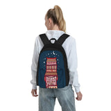 Noodle House At Night Backpacks Men's Backpacks Bags For Women Man Bag Backpack