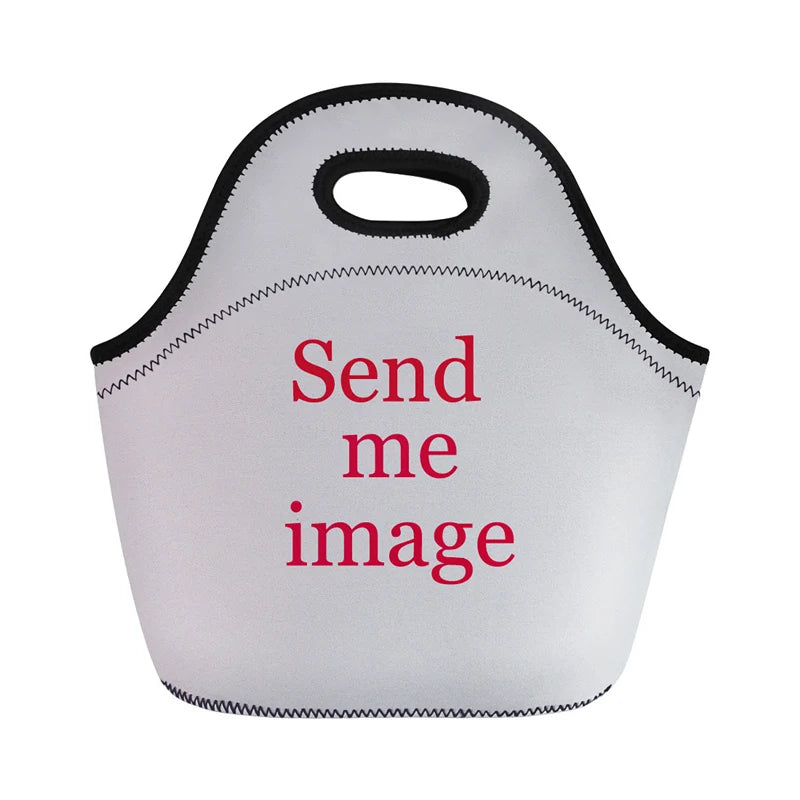 Neoprene Cartoon Nurse Pattern Lunch Bags for Girls