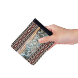 Men Wallets Horses Print Small Money Purses Thin Foldable Leather Purse