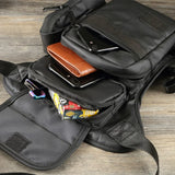 Casual Nylon Drop Leg Bag Men Motorcycle Thigh Bag