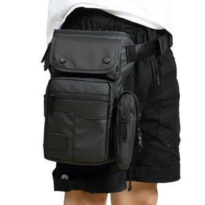 Casual Nylon Drop Leg Bag Men Motorcycle Thigh Bag