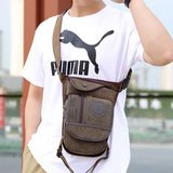 Canvas/Nylon Drop Leg Bag Multi-function Waist Fanny Pack