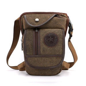 Canvas/Nylon Drop Leg Bag Multi-function Waist Fanny Pack