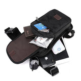 Canvas/Nylon Drop Leg Bag Multi-function Waist Fanny Pack