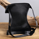 Men Canvas/Nylon Waist Fanny Pack Drop Belt Bag Shoulder Messenger Crossbody