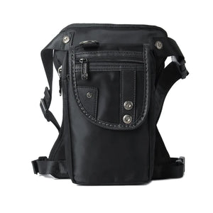 Men Canvas Waist Drop Leg Bag Military Fanny Pack Shoulder Bag