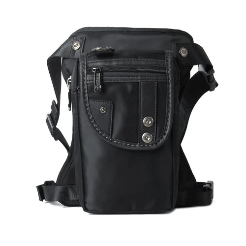 Men Canvas Waist Drop Leg Bag Military Fanny Pack Shoulder Bag