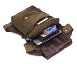 Men Canvas Waist Drop Leg Bag Military Fanny Pack Shoulder Bag