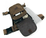 Canvas Drop Leg Bag Belt Hip Bum Motorcycle Crossbody Bags for Men