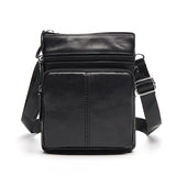 Men's Leather Messenger Bag Small Crossbody Phone Pouch