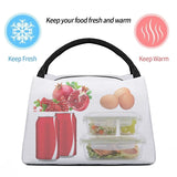 Nordic Lunch Bag Concrete and Copper Cubes Cooler Bag