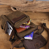 Nornbinus Men Waist Bag Canvas Drop Leg Bags Multifunction Thigh Pouch