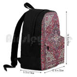 Vintage Persian Red Outdoor Hiking Backpack