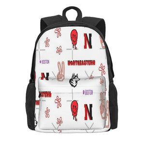 Northeastern University Sticker Pack Backpacks Men's Backpacks Bags For Women