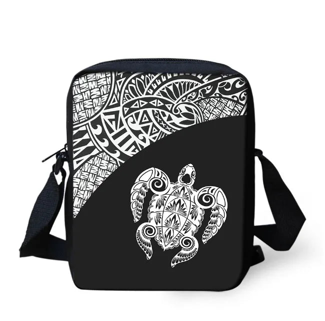 CNMI Tattoos Printed Kids Shoulder Bag Mini Messenger Travel Crossbody