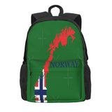 Norway Map Flag Backpacks Men's Backpacks Bags For Women Schoolbag Mens Backpack