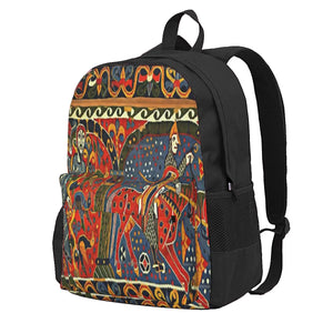 Norwegian Baldishol Tapestry Medieval Backpack