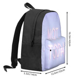 Anime Backpack Men's Women's Bag Summer Style Not Today 1