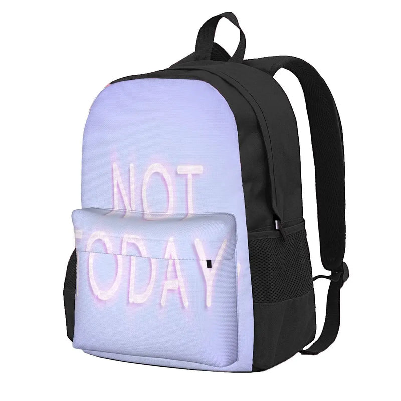 Anime Backpack Men's Women's Bag Summer Style Not Today 1