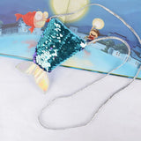 Note 8 Phone Case Wallet Sequin Purse Shoulder Mini Bag Mobile Wallet