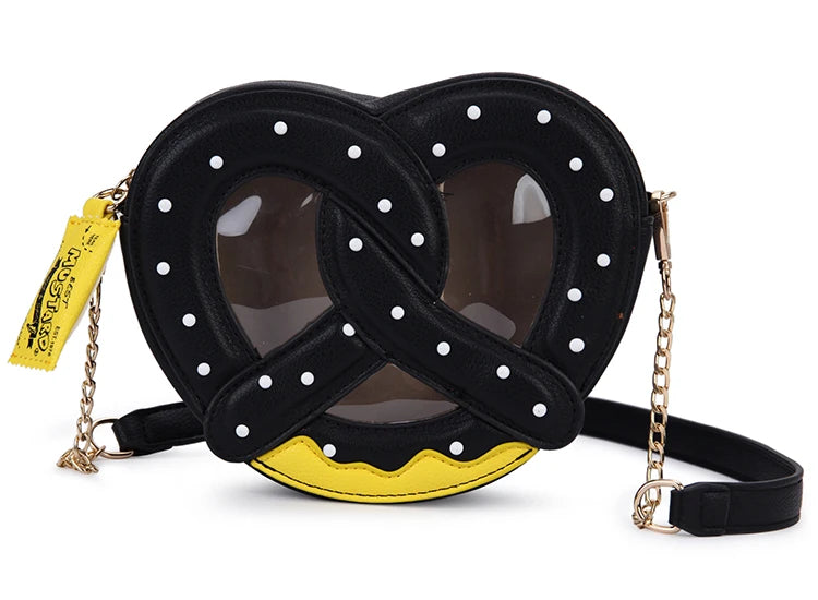 Novel Bread Shoulder Chain Bag for Women Small Crossbody Bag Girls' Purses
