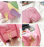 Dinosaur Style Shoulder Bag for Women Chain Crossbody Clutch Bag