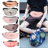 Dad Bod Waist Bag Beer Hairy Belly Fanny Pack