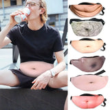 Dad Bod Waist Bag Beer Hairy Belly Fanny Pack
