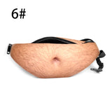 Dad Bag Dad Bod Waist Bags Beer Fat Hairy Belly Fanny Pack
